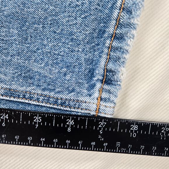 NWT Maurices Edgely High Rise Studded 90's Taper Distressed Jeans Size 16 Short - Picture 6 of 8